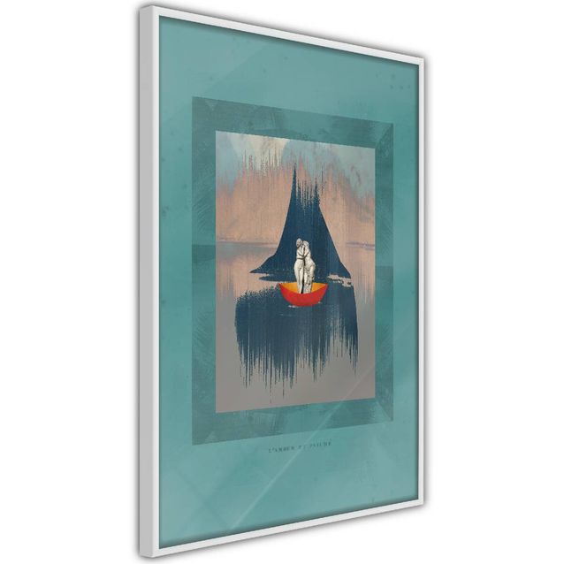 Juliste Artgeist Couple On Boat kehyksillä eri kokoja