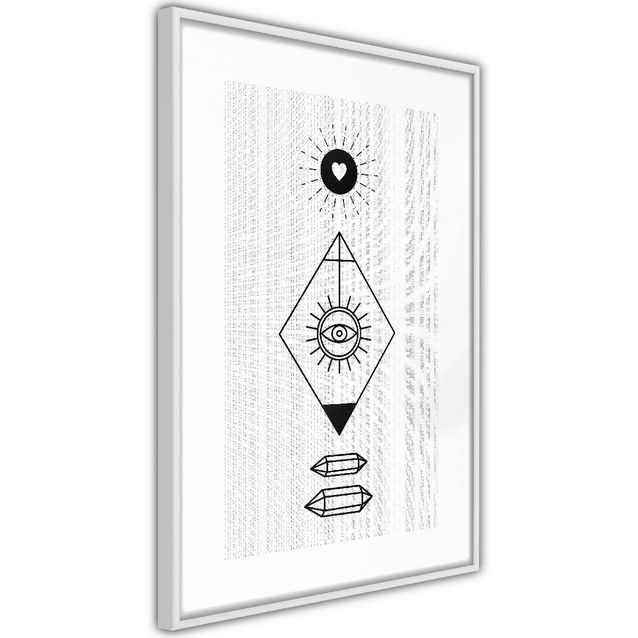 Juliste Artgeist Symbols kehyksillä eri kokoja