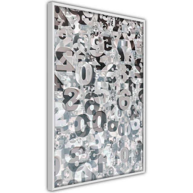 Juliste Artgeist Numerology kehyksillä eri kokoja