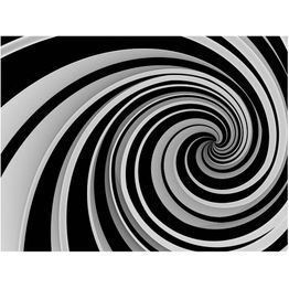 Kuvatapetti Artgeist Black and white swirl eri kokoja