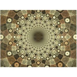 Kuvatapetti Artgeist Brown mosaic eri kokoja