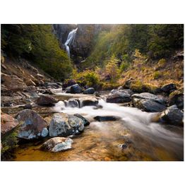 Maisematapetti Artgeist Ohakune - Waterfalls in New Zealand, eri kokoja