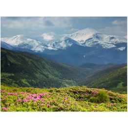 Maisematapetti Artgeist Keväinen vuoristomaisema, eri kokoja