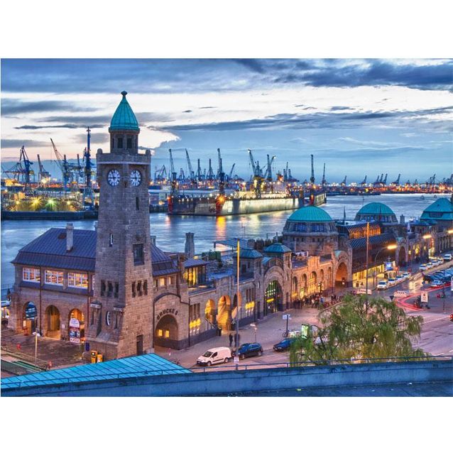 Kuvatapetti Artgeist St. Pauli Landing Stages eri kokoja