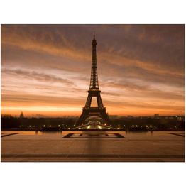 Maisematapetti Artgeist Eiffel tower aamunkoitteessa, eri kokoja