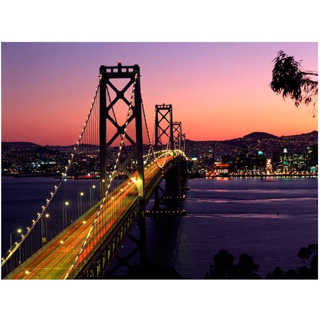 Kuvatapetti Artgeist Charming evening in San Francisco eri kokoja