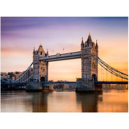 Maisematapetti Artgeist Tower Bridge aamunkoitteessa, eri kokoja