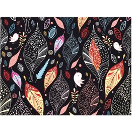 Kuvatapetti Artgeist Syksyn lehdet mustalla taustalla eri kokoja