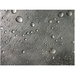 Kuvatapetti Artgeist Teräspinta: vesipisaroita eri kokoja