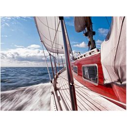 Maisematapetti Artgeist Veneet kaukana rannasta, eri kokoja