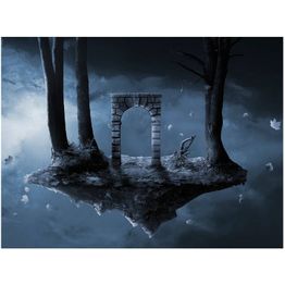 Maisematapetti Artgeist Gate - fantasy, eri kokoja