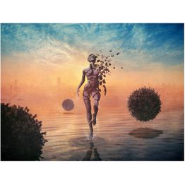 Kuvatapetti Artgeist Vedessä kävely eri kokoja