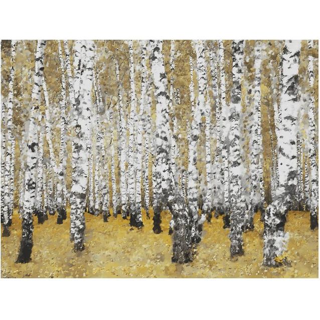 Kuvatapetti Artgeist Syksyinen koivumetsä eri kokoja