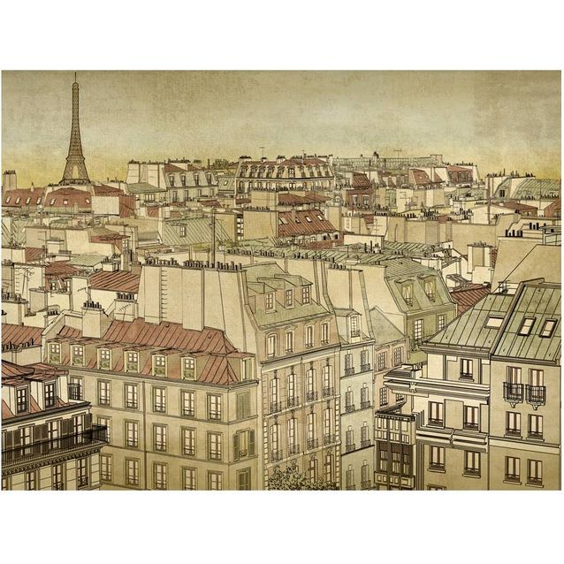 Kuvatapetti Artgeist Hyvästi Pariisi! eri kokoja