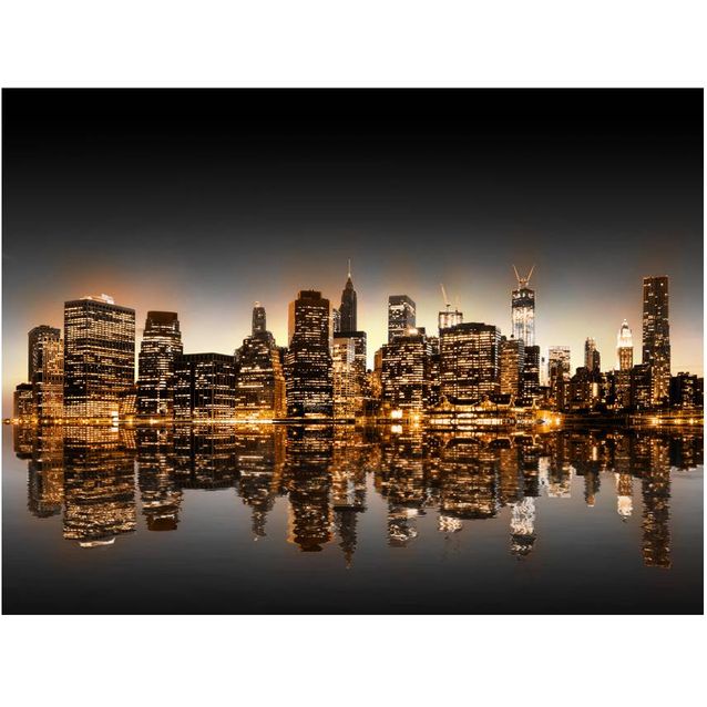 Kuvatapetti Artgeist New York and gold eri kokoja