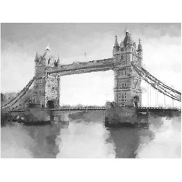 Maisematapetti Artgeist Thamesin rannalla, eri kokoja