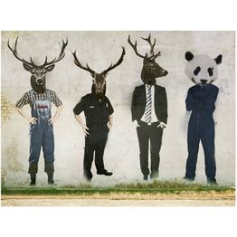 Kuvatapetti Artgeist Man or animal? eri kokoja