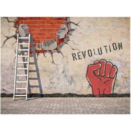 Kuvatapetti Artgeist The invisible hand of the revolution eri kokoja
