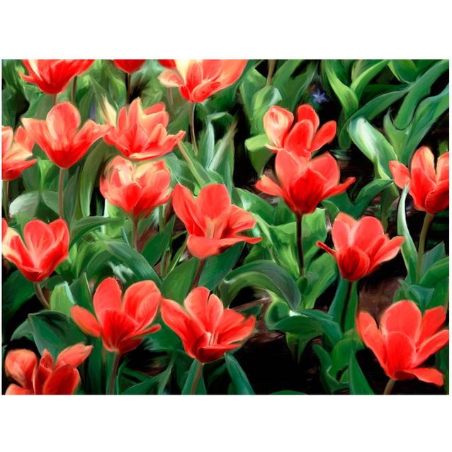 Kuvatapetti Artgeist Painted flowers eri kokoja