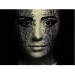 Metsätapetti Artgeist Forest mask, eri kokoja