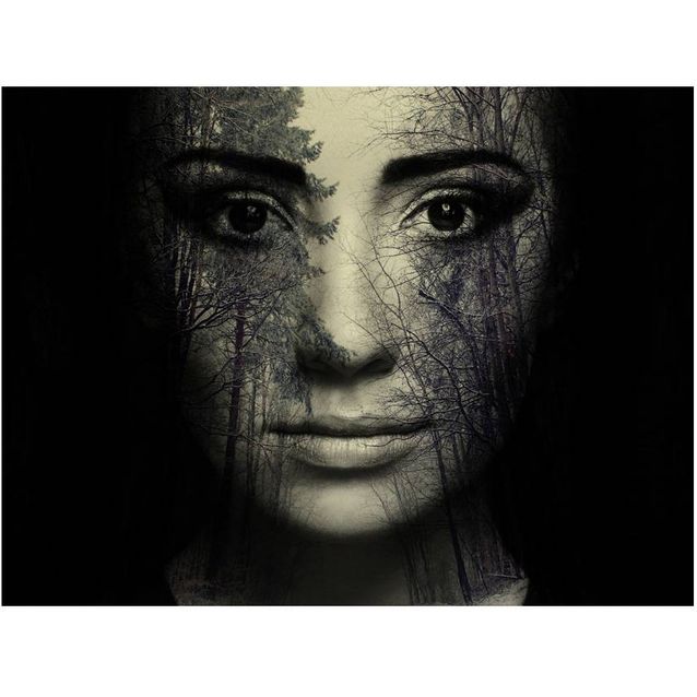 Kuvatapetti Artgeist Forest mask eri kokoja