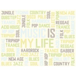 Kuvatapetti Artgeist Musiikkityylejä eri kokoja