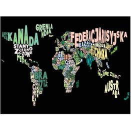 Kuvatapetti Artgeist Geography in polish eri kokoja