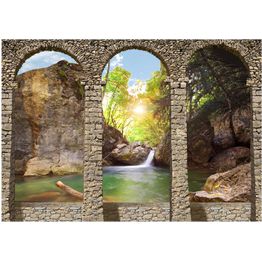 Maisematapetti Artgeist Morning relaxation, metsä, eri kokoja