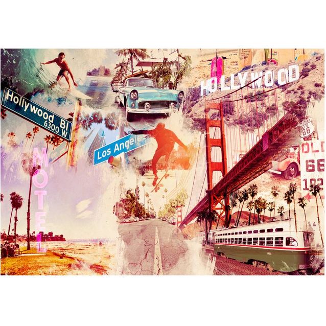 Kuvatapetti Artgeist Hollywood Miami Los Angeles eri kokoja