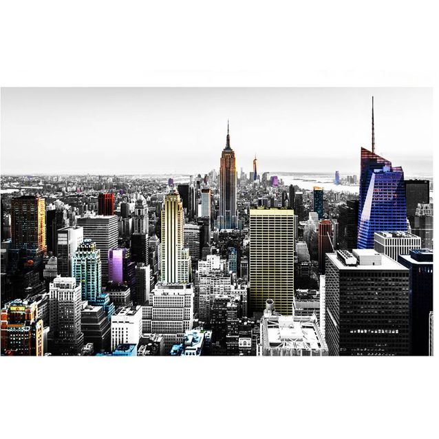 Kuvatapetti Artgeist Iridescent skyscrapers  eri kokoja