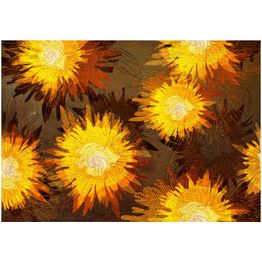 Kuvatapetti Artgeist Sunflower dance eri kokoja