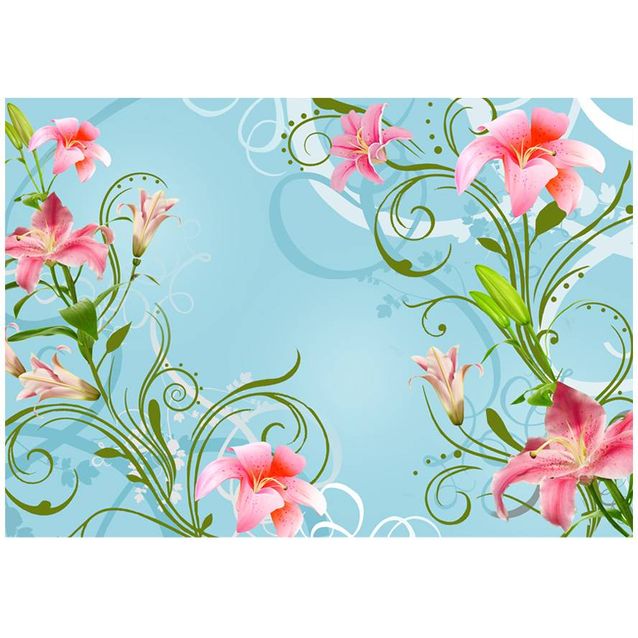 Kuvatapetti Artgeist Subtle beauty of the lilies II eri kokoja