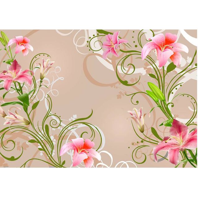 Kuvatapetti Artgeist Subtle beauty of the lilies eri kokoja