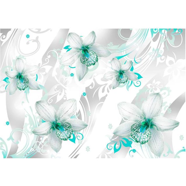 Kuvatapetti Artgeist Sounds of subtlety - turquoise eri kokoja