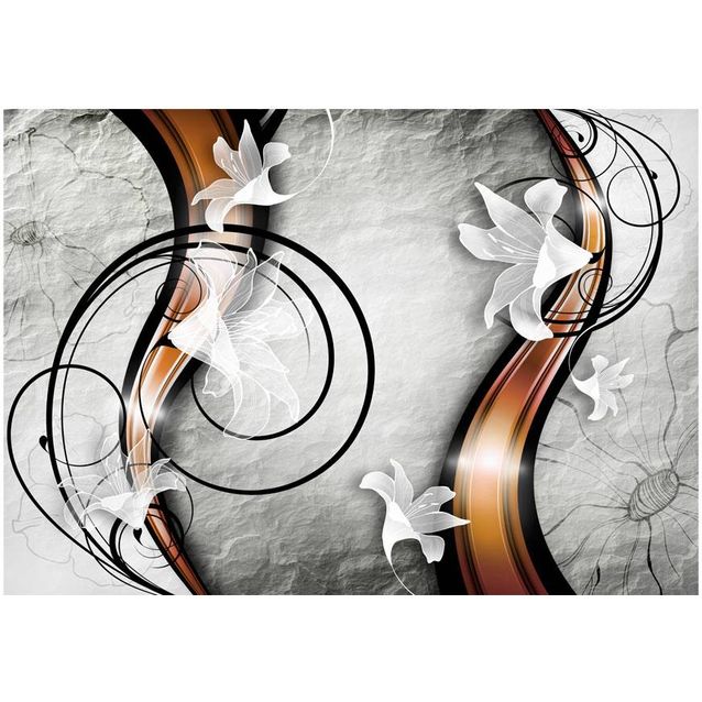 Kuvatapetti Artgeist Lily on a stone eri kokoja