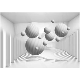 Kuvatapetti Artgeist Balls in White eri kokoja