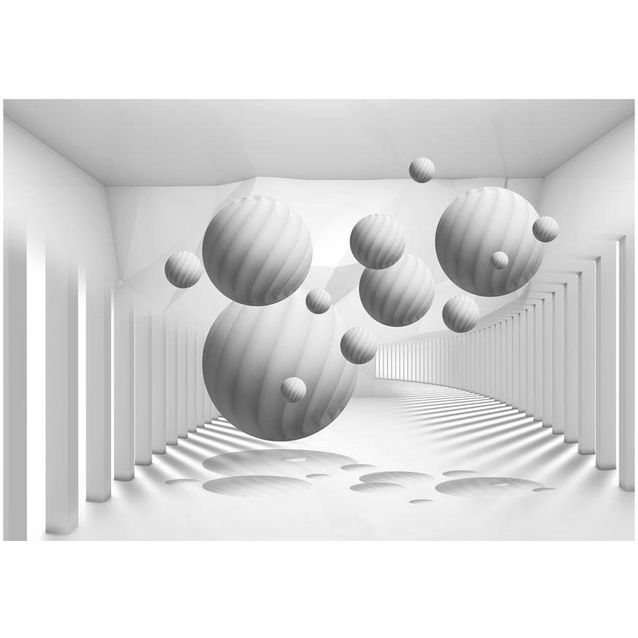 Kuvatapetti Artgeist Balls in White eri kokoja