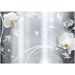 Kuvatapetti Artgeist Orchids on steel eri kokoja