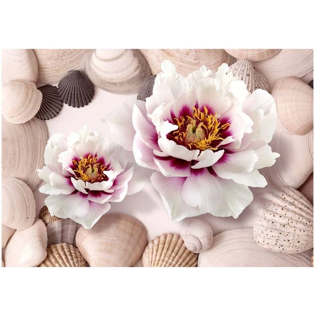 Kuvatapetti Artgeist Flowers and Shells eri kokoja