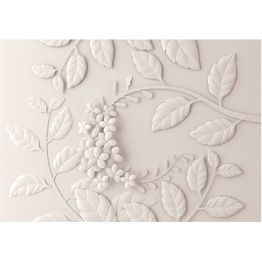 Kuvatapetti Artgeist Paper Flowers Cream eri kokoja