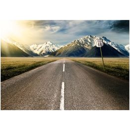 Maisematapetti Artgeist The long road, eri kokoja