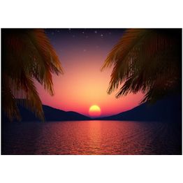 Maisematapetti Artgeist Romantic evening on the beach, eri kokoja