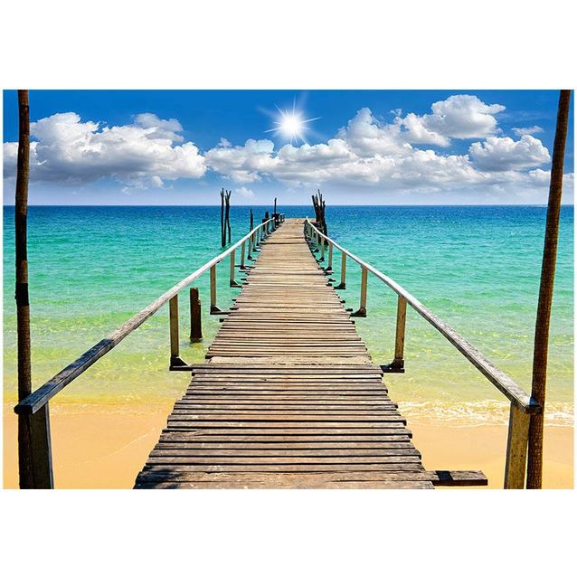 Kuvatapetti Artgeist Beach sun bridge eri kokoja