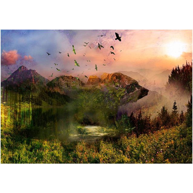 Kuvatapetti Artgeist Bear in the Mountain eri kokoja