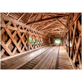 Kuvatapetti Artgeist Wooden Bridge eri kokoja