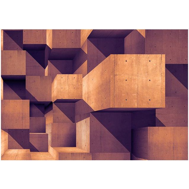 Kuvatapetti Artgeist Sunset over the concrete city eri kokoja