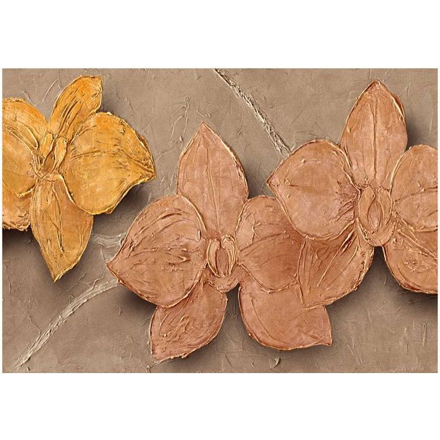 Kuvatapetti Artgeist Painted Orchids eri kokoja