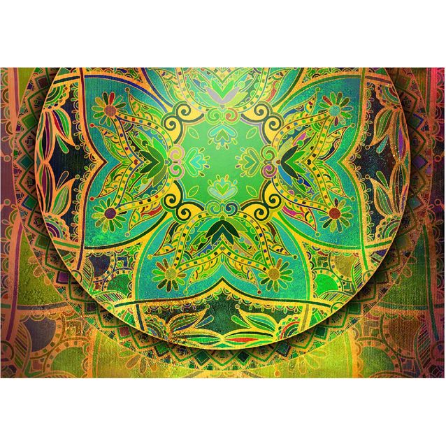 Kuvatapetti Artgeist Mandala: Emerald Fantasy eri kokoja