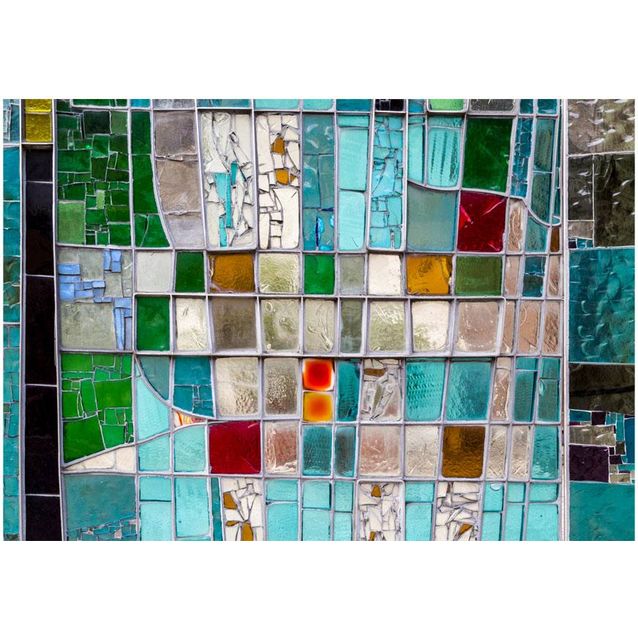 Kuvatapetti Artgeist Sapphire Stained Glass eri kokoja