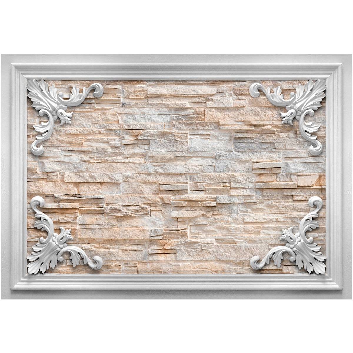 Kuvatapetti Artgeist Brick in the Frame Orange 70x100cm